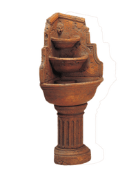 Thumbnail for Acropolis Corner Cast Stone Outdoor Garden Fountains With Spout Fountain Tuscan 