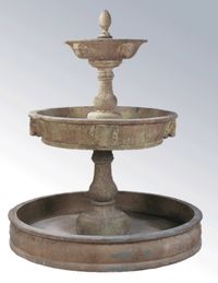 Thumbnail for Antica Courtyard Cast Stone Outdoor Garden Fountains Fountain Tuscan 