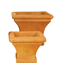 Thumbnail for Atbertson Square Pot Cast Stone Outdoor Garden Planter Planter Tuscan 