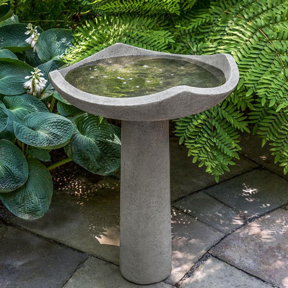 Campania International Oslo Birdbath, Large Stone Series Campania International 