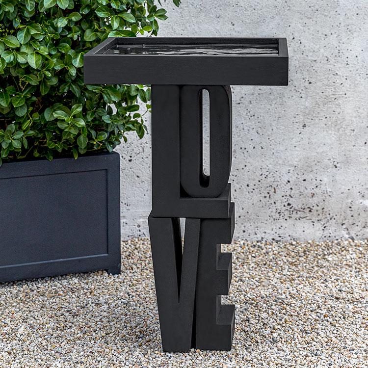 Campania International Love Birdbath Stone Series Campania International 