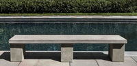 Thumbnail for Biscayne Cast Stone Outdoor Garden Bench Outdoor Benches/Tables Campania International 