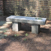Thumbnail for Autumn Leaves Cast Stone Outdoor Garden Bench Outdoor Benches/Tables Campania International 