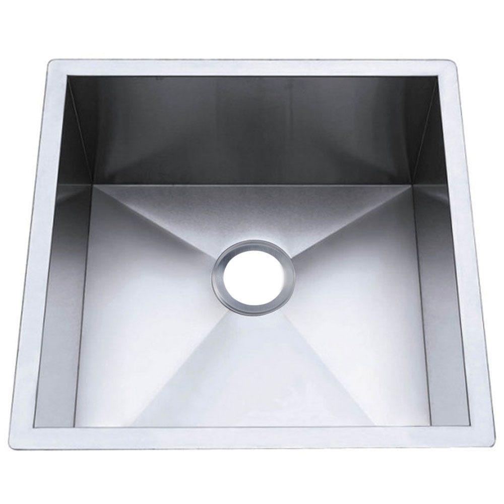 Gourmetier BGKUS16189BN Wishaw Undermount Single Bowl Kitchen Sink Kitchen Sink Kingston Brass Default Title 