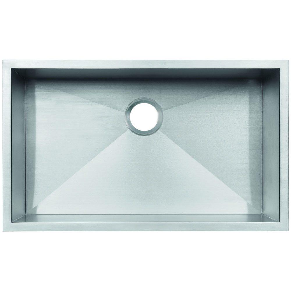 Gourmetier BGKUS301810BN Wishaw Undermount Single Bowl Kitchen Sink Kitchen Sink Kingston Brass Default Title 