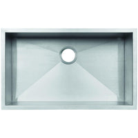 Thumbnail for Gourmetier BGKUS301810BN Wishaw Undermount Single Bowl Kitchen Sink Kitchen Sink Kingston Brass Default Title 