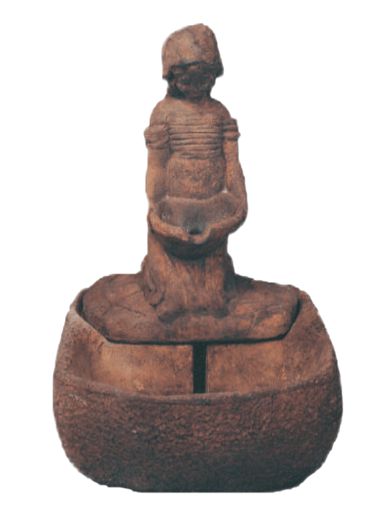 Bimba Cast Stone Outdoor Garden Fountain With Spout Fountain Tuscan 