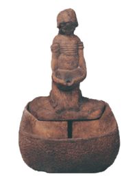 Thumbnail for Bimba Cast Stone Outdoor Garden Fountain With Spout Fountain Tuscan 