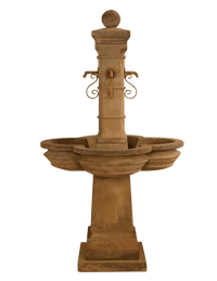 Thumbnail for Bourdoux Outdoor Cast Stone Garden Fountain For Spouts Fountain Tuscan 