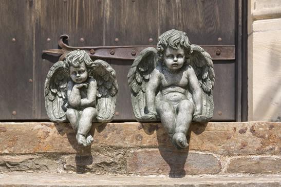 Seated Cherub Small Statuary Statuary Campania International 
