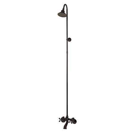 Kingston Brass Vintage Wall Mount Clawfoot Tub And Shower, Oil Rubbed Bronze Clawfoot Tub Set Kingston Brass 