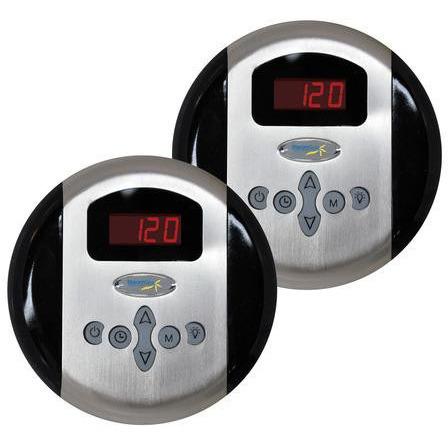 SteamSpa Royal 7.5 KW QuickStart Acu-Steam Bath Generator Package with Built-in Auto Drain in Polished Chrome Steam Generators SteamSpa 