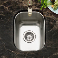 Thumbnail for Houzer CS-1307-1 Club Series Undermount Small Bar/ Prep Sink Bar Sink - Undermount Houzer 