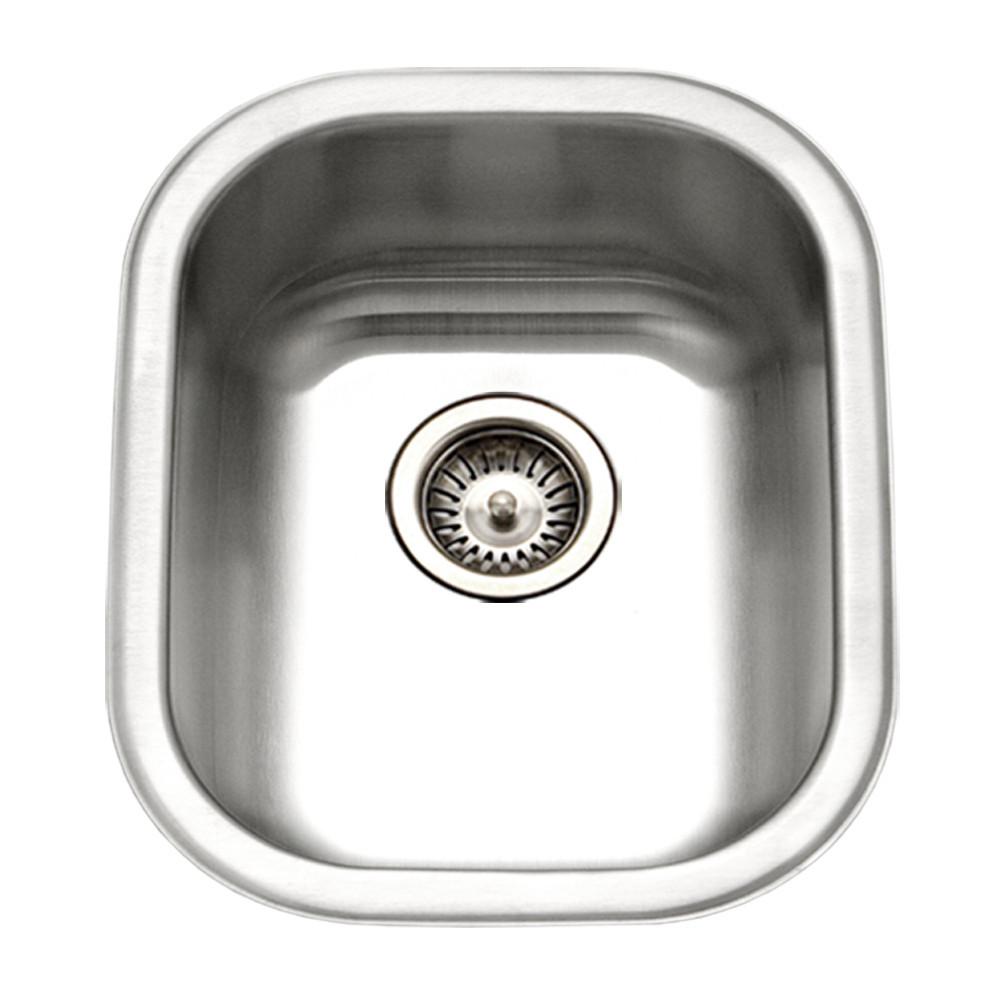 Houzer CS-1407-1 Club Series Undermount Medium Bowl Bar/Prep Sink Bar Sink - Undermount Houzer 
