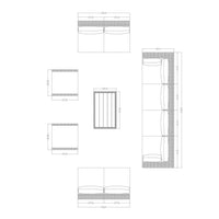 Thumbnail for 11-Piece Outdoor Pation Funiture Set Wicker Rattan Sectional Sofa Couch with Coffee Table Outdoor Furniture Casual Inc. 