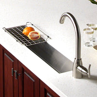 Thumbnail for Houzer CTB-3285 Contempo Trough Series Undermount Stainless Steel Bar/Prep Sink Bar Sink - Undermount Houzer 
