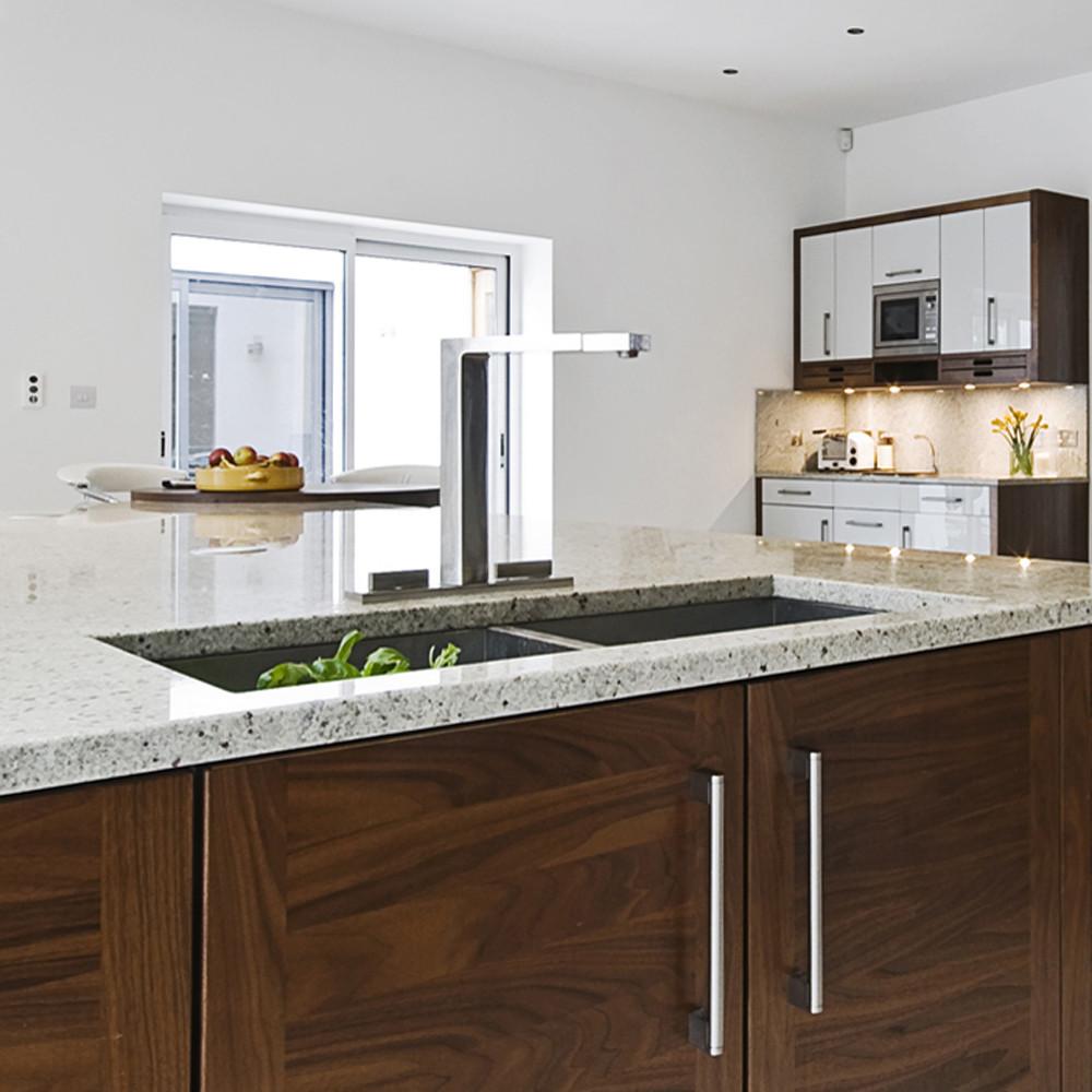 Houzer Contempo Series Undermount Stainless Steel 50/50 Double Bowl Kitchen Sink Kitchen Sink - Undermount Houzer 