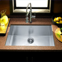 Thumbnail for Houzer CTG-3200 Contempo Gourmet Undermount Large Single Bowl Kitchen Sink Kitchen Sink - Undermount Houzer 