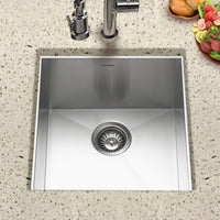 Thumbnail for Houzer CTR-1700 Contempo Series Undermount Stainless Steel Bowl Bar/Prep Sink Bar Sink - Undermount Houzer 