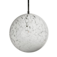 Thumbnail for Bushnell Ball Pendant Light Fixture, White Orb with Elegant Glow, Foyer Lighting Home Decor for Entryways, Dining and Living Room, or Sitting Areas, Dimmable Pendant Lighting Canyon Home 