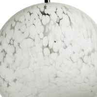 Thumbnail for Bushnell Ball Pendant Light Fixture, White Orb with Elegant Glow, Foyer Lighting Home Decor for Entryways, Dining and Living Room, or Sitting Areas, Dimmable Pendant Lighting Canyon Home 