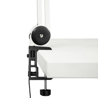Thumbnail for Connie LED Desk Light with Magnifier, White, Adjustable Arm Length with Enhanced Visual Magnification, Dimmable Ring Lighting for Home, Office, Crafting or Hobby Use Desk Lamps Canyon Home 