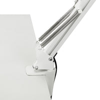 Thumbnail for Dubois Magnifier LED Desk Light, White, Long Adjustable Arm with Enhanced Glass Magnification, Dimmable Ring Lighting for Office, Hobby, Home, or Personal Crafting Desk Lamps Canyon Home 