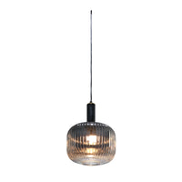 Thumbnail for Langley Contemporary Pendant Light Fixture with Grey Glass Shade, Elegant Multi Directional Ceiling Fixture for Living Room, Foyer, or Dining Areas, Dimmable Option Pendant Lighting Canyon Home 