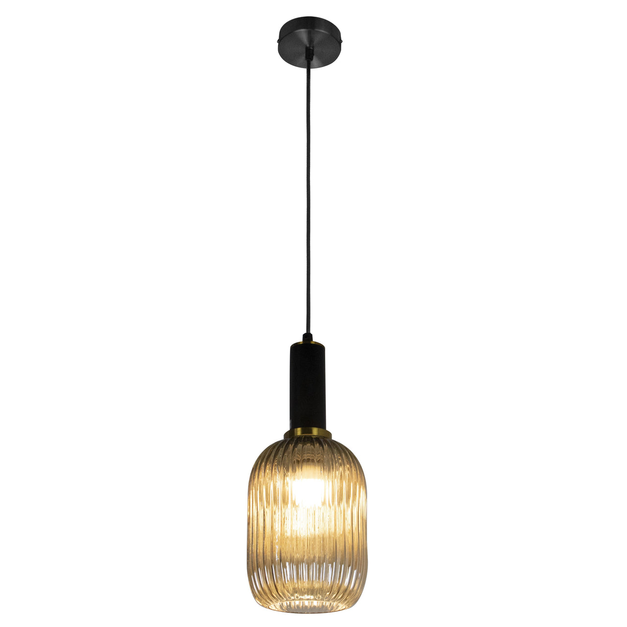 Loma Elegant Glass Pendant Light Fixture for Living and Dining Rooms, Kitchen, Entryways, or Foyer, Beautiful Home Decor Down Lighting, Flush Mount, Dimmable Pendant Lighting Canyon Home 