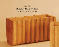 Thumbnail for Channel Planter Box Cast Stone Outdoor Garden Planter Planter Tuscan 