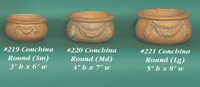 Thumbnail for Conchina Round Cast Stone Outdoor Garden Planter Planter Tuscan 