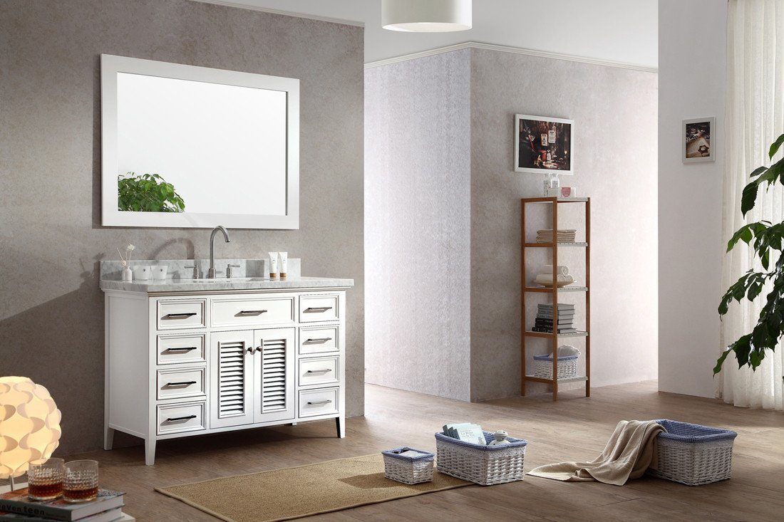 ARIEL Kensington 49" Single Sink Bathroom Vanity Set Solid Wood with Countertop Vanity ARIEL 