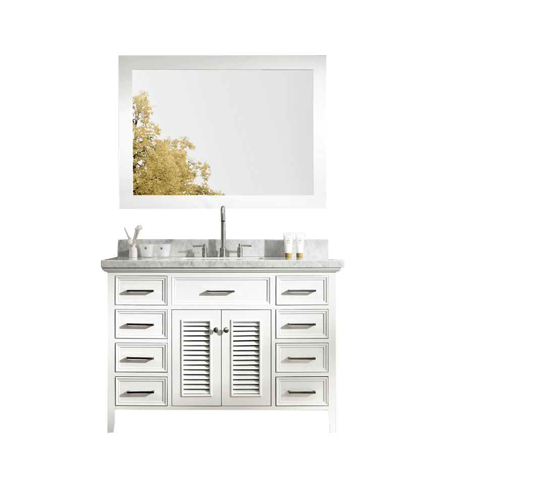 ARIEL Kensington 49" Single Sink Bathroom Vanity Set Solid Wood with Countertop Vanity ARIEL 