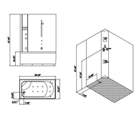 Thumbnail for ARIEL Platinum DA328F3 Steam Shower Steam Shower ARIEL 
