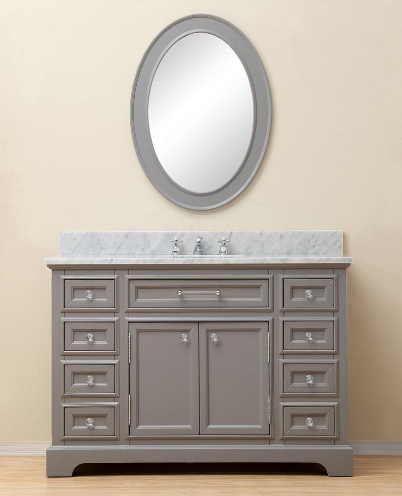 Derby 48" Cashmere Grey Single Sink Bathroom Vanity Only Vanity Water Creation 