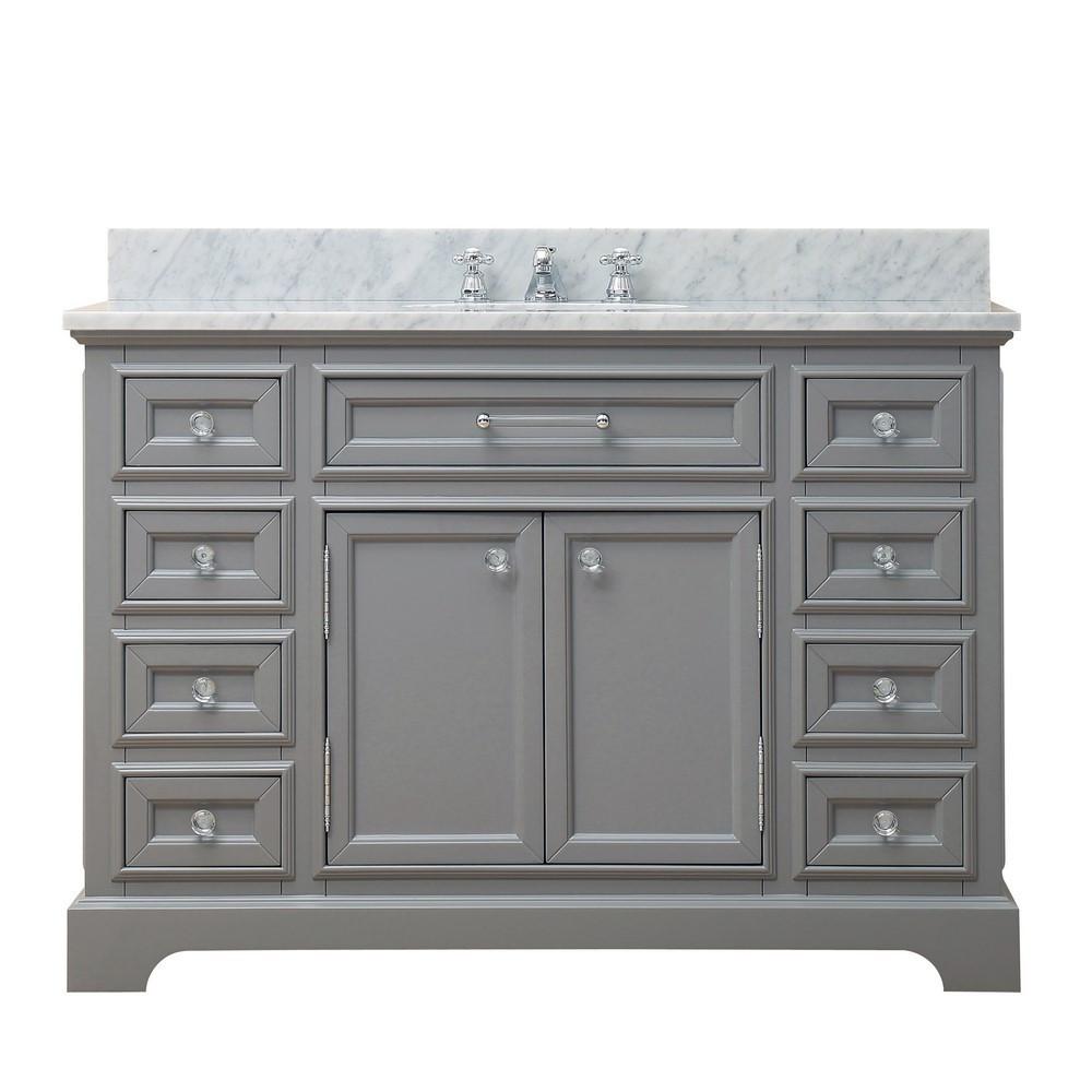 Derby 48" Cashmere Grey Single Sink Bathroom Vanity Only Vanity Water Creation 