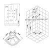 Thumbnail for ARIEL Platinum DZ934F3 Steam Shower