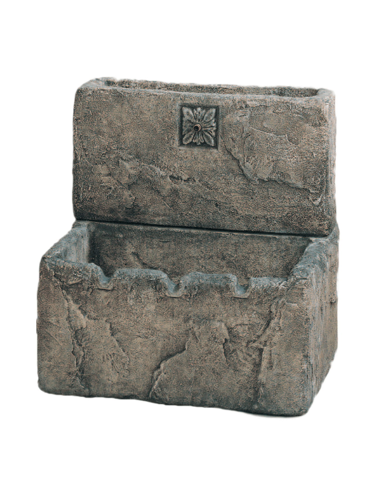 Deep English Cistern Cast Stone Outdoor Fountain With Spout Fountain Tuscan 