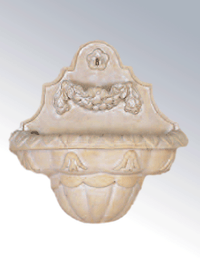 Thumbnail for Della Robbia Wall Cast Stone Outdoor Garden Fountains With Spout Fountain Tuscan 