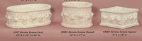 Thumbnail for Deruta Lemon Cast Stone Outdoor Garden Planter Planter Tuscan 