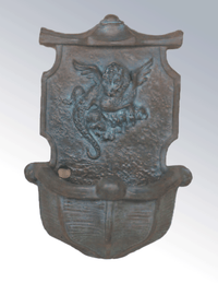 Thumbnail for Dragon Wall Cast Stone Outdoor Garden Fountains With Spout Fountain Tuscan 