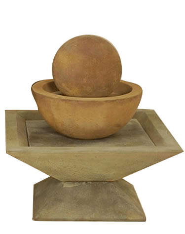 Round Combo Outdoor Cast Stone Garden Fountain Fountain Tuscan 
