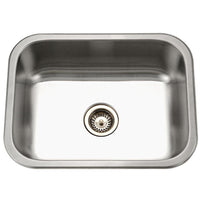 Thumbnail for Houzer Elite Series Undermount Stainless Steel Single Bowl Kitchen Sink Kitchen Sink - Undermount Houzer 