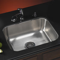Thumbnail for Houzer Elite Series Undermount Stainless Steel Single Bowl Kitchen Sink Kitchen Sink - Undermount Houzer 