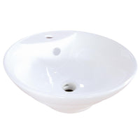 Thumbnail for Fauceture EV4012 Ripple Vessel Sink, White Bathroom Sink Kingston Brass Default Title 