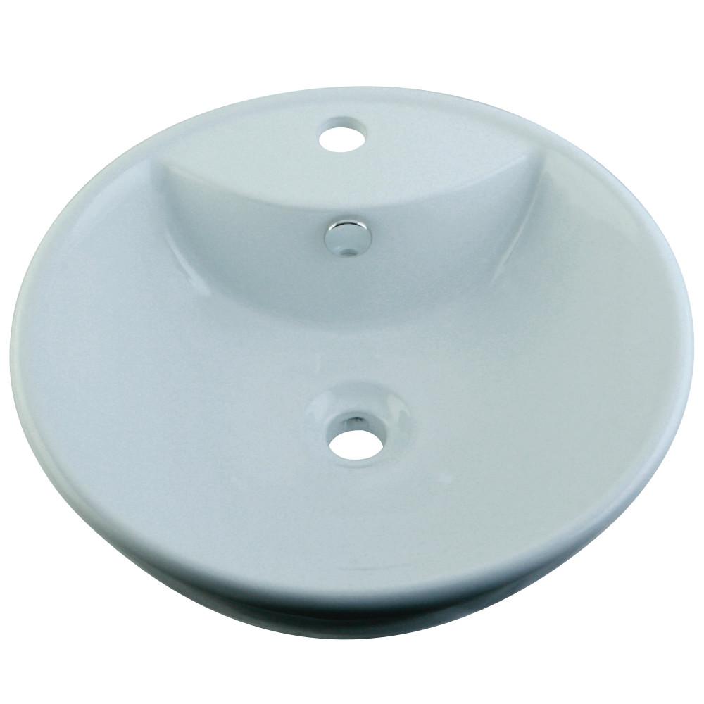 Fauceture EV4074 Simplicity Vessel Sink, White Bathroom Sink Kingston Brass Default Title 