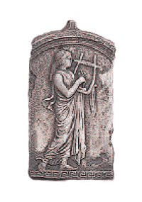 Thumbnail for Epato Ruin Plaque Cast Stone Outdoor Asian Collection Wall Ornament Tuscan 