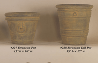 Thumbnail for Etruscan Planter Cast Stone Outdoor Garden Planter Planter Tuscan 