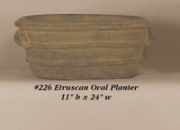 Thumbnail for Etruscan Planter Cast Stone Outdoor Garden Planter Planter Tuscan 