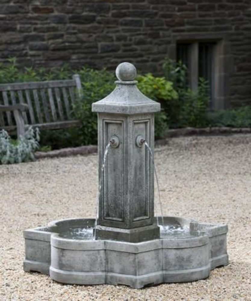 Provence Outdoor Stone Garden Fountain Fountain Campania International 